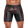 NEK Short avec zip Ormeto Noir-Rouge